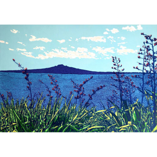 Coastal View Of Rangitoto Trp Sq